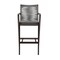 Armen Living Nabila Outdoor Dark Eucalyptus Wood and Gray Rope Counter and Bar height Stool 840254333451 - alternate 7